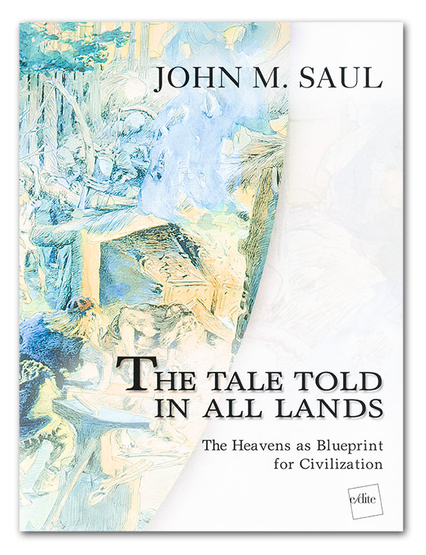 Lotus Gemology Bangkok: Front cover of The Tale Told in All Lands by John Saul.
