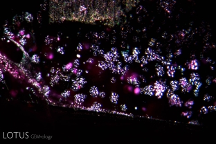Thin film inclusions in the basal plane are a common feature of many Thai-Cambodian rubies.