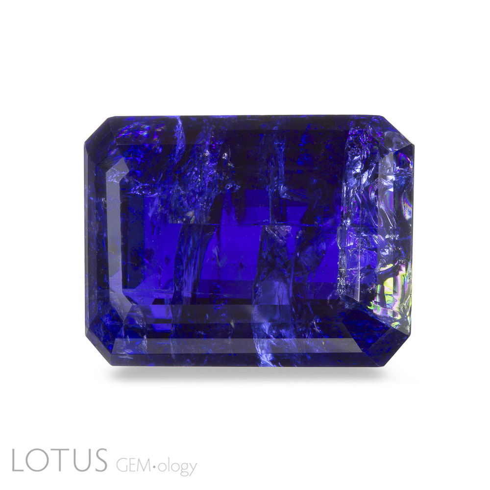Tanzanite After Oil Removal 2
