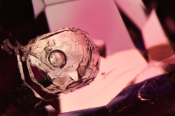 Unidentified bubble in spinel