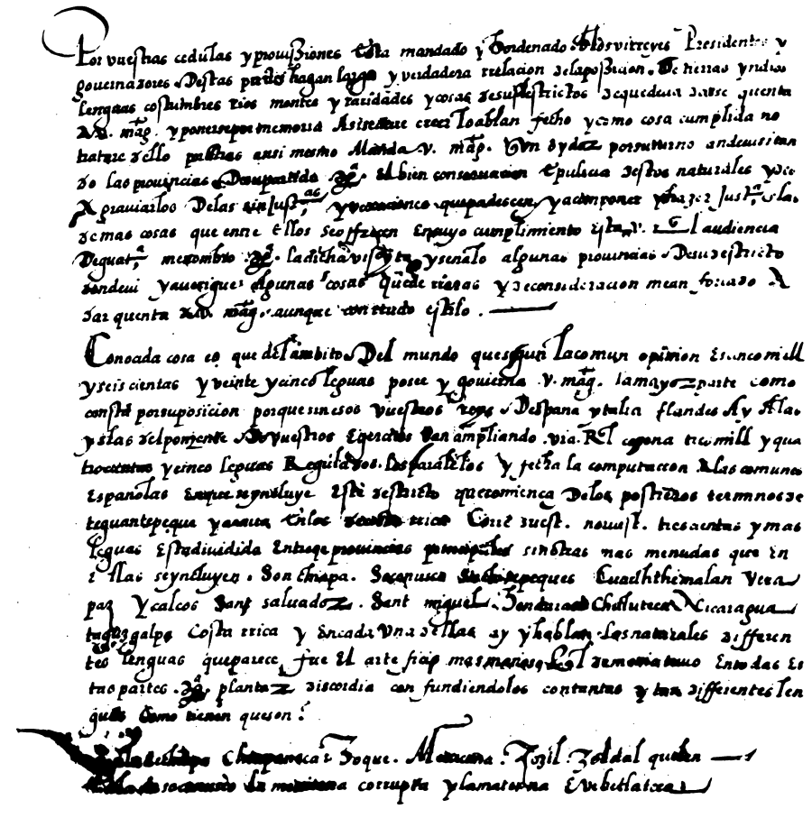 Carta escrita al rey de España por el Licenciado Diego Garcia de Palacio....