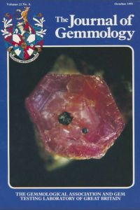 The microscopic determination of structural properties for the characterization of optical uniaxial natural and synthetic gemstones. Part 3: Examples for the applicability of structural features for the distinction of natural and synthetic sapphire, ruby, amethyst and citrine