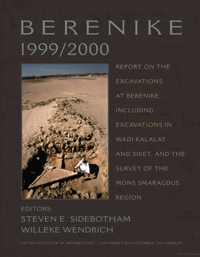 Survey of the emerald mines at Wadi Sikait 2000/2001 seasons