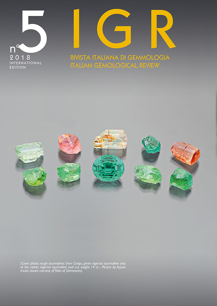 Fourier transform infrared spectroscopy (FTIR) and its gemological applications