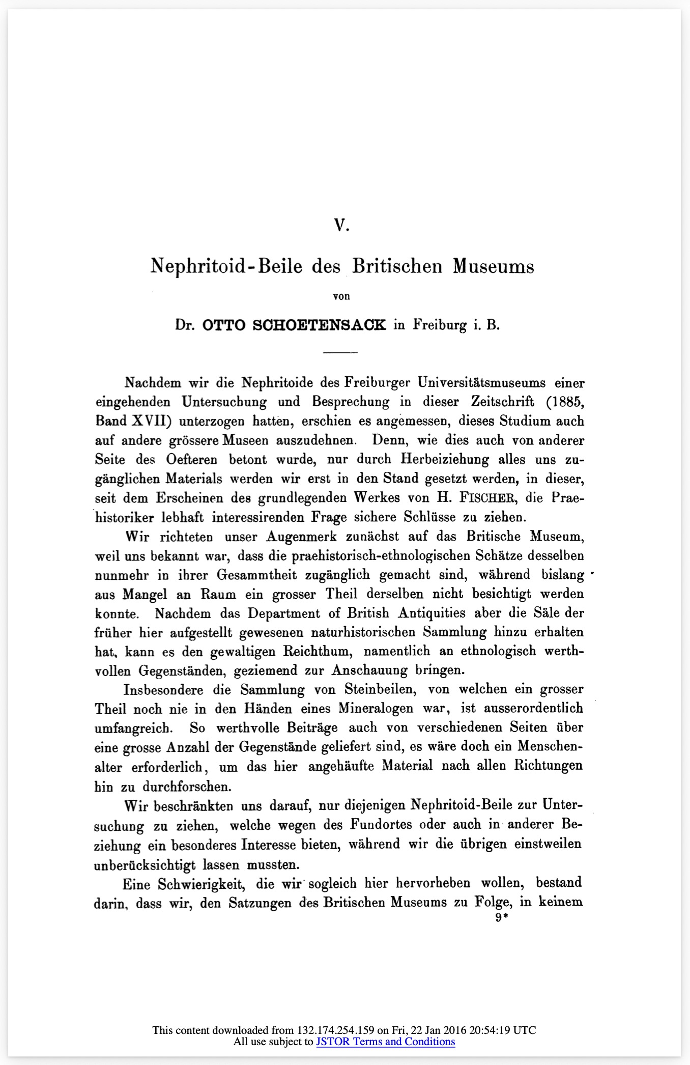 Nephritoid-Beile des Britischen Museums