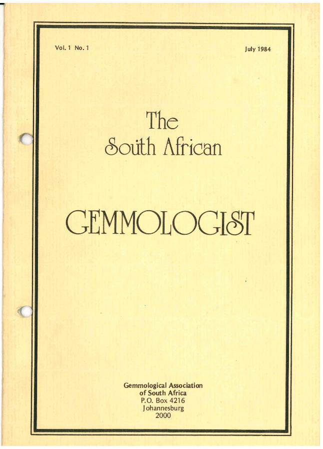A report on one of a number of emeralds from Madagascar