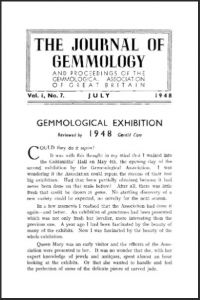 The diagnostic importance of inclusions in gemstones