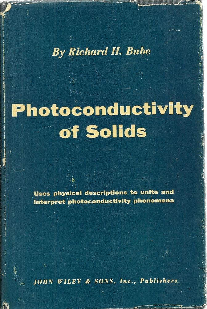Photoconductivity of Solids