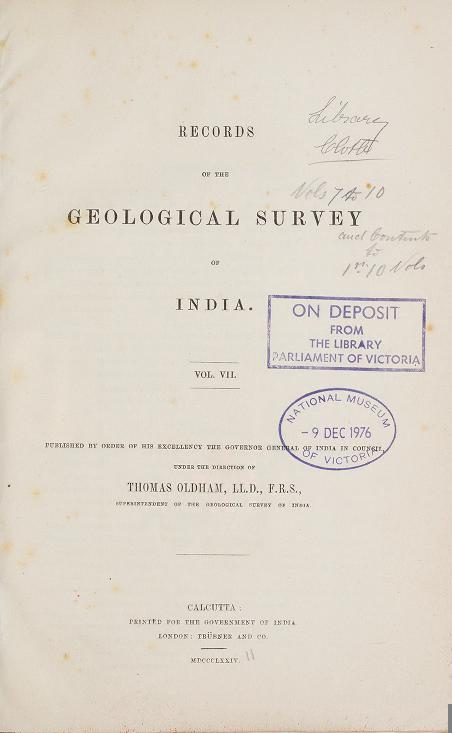 General report of the Geological Survey of India for the year 1933: Mogok Stone Tract, Katha district
