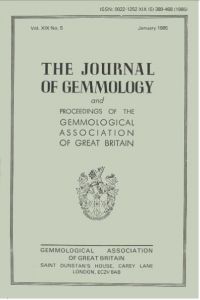 Identification characteristics of flux grown synthetic orange sapphires