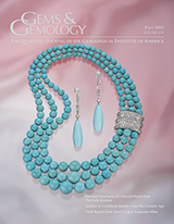 Gem News International: Spectroscopic characteristics of low-temperature heated blue to violet spinel