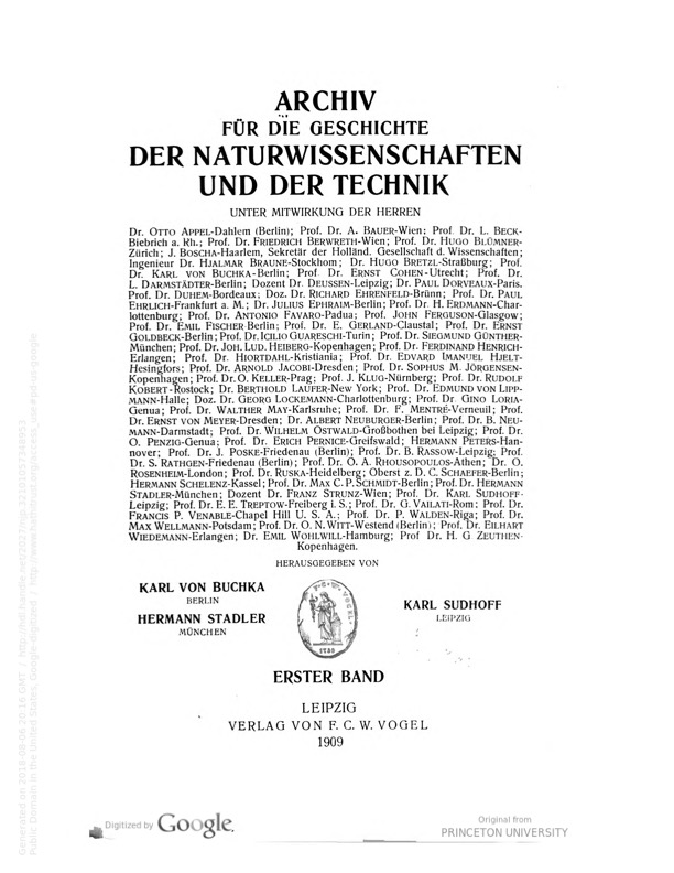 Zur Mineralogie bei den Muslimen