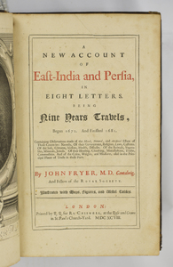 A New Account of East India and Persia being Nine Years’ Travels 1672–1681