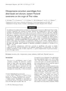 Clinopyroxene–corundum assemblages from alkali basalt and alluvium, eastern Thailand: Constraints on the origin of Thai rubies