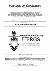 Aplicações de microscopia eletrônica de varredura (MEV) e sistema de energia dispersiva (EDS) no estudo de gemas: exemplos brasileiros