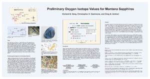 Preliminary Oxygen Isotope Values for Montana Sapphires