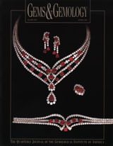 Lab News: Spinel, natural with a dendritic inclusion