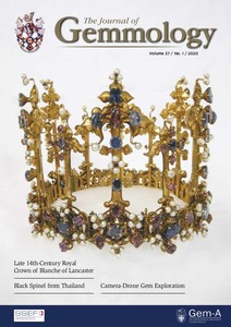 The late 14th-century royal crown of Blanch of Lancaster—History and gem materials