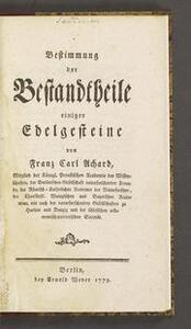Bestimmung der Bestandtheile einiger Edelgesteine