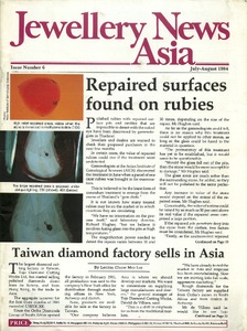 Repaired surfaces found on rubies