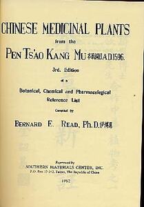 A Compendium of Minerals and Stones used in Chinese Medicine from the Pen Ts’ao Kang Mu, Li Shih Chen, 1597 A.D.