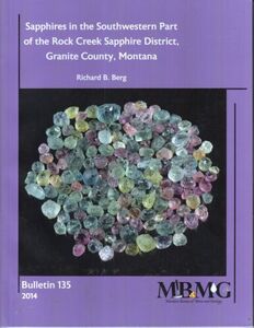 Sapphires in the Southwestern Part of the Rock Creek Sapphire District, Granite County, Montana