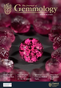An alexandrite-emerald intergrowth, reportedly from Russia