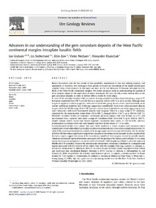 Advances in our understanding of the gem corundum deposits of the West Pacific continental margins intraplate basaltic fields