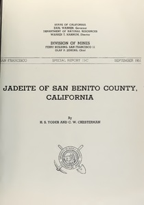 Jadeite of San Benito County, California