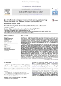 Jadeitite formed during subduction: In situ zircon geochronology constraints from two different tectonic events within the Guatemala Suture Zone