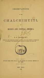 Observations on a collection of the Chalchihuitls from Central America