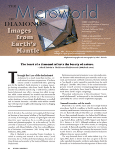 The microworld of diamonds: Images from earth's mantle