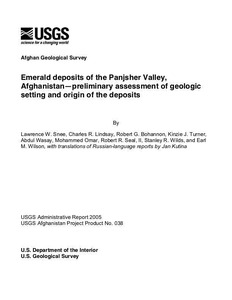 Emerald deposits of the Panjsher Valley, Afghanistan—preliminary assessment of geologic setting and origin of the deposits