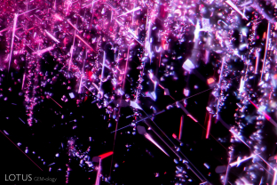 Mozambique rubies often contain silk with an appearance like what is seen here.